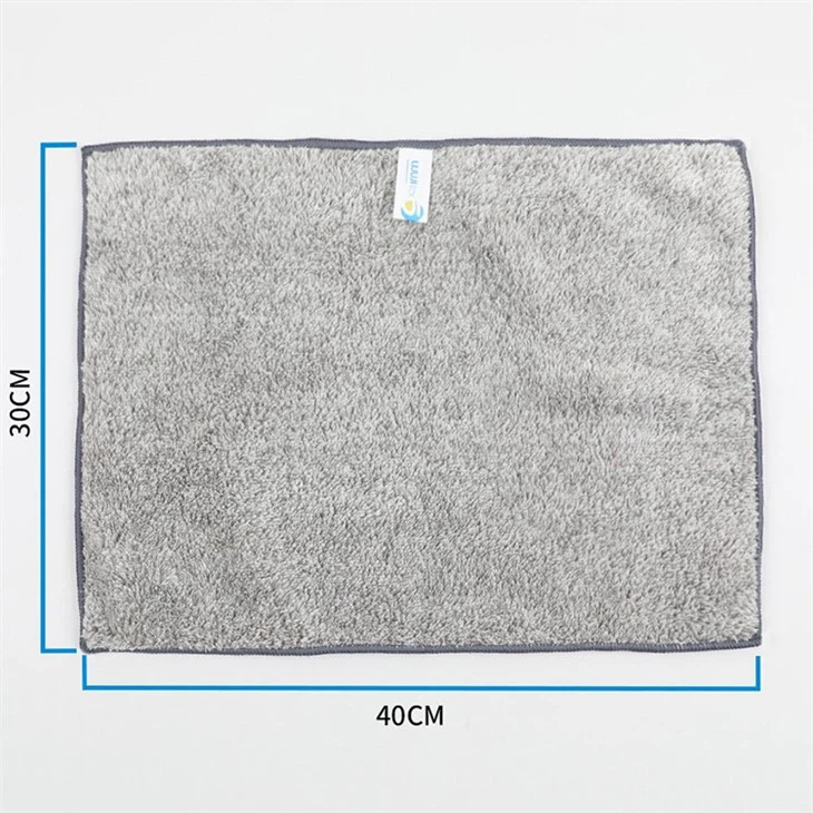 Bamboo Charcoal Fiber Kitchen Cleaning Cloth To Remove Oil Dishwashing Towels Household Items Thicker